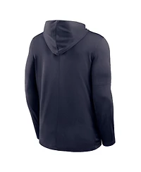 Nike Men's Navy U.s. Paralympics Lightweight Dri-fit Long Sleeve Hoodie T-Shirt