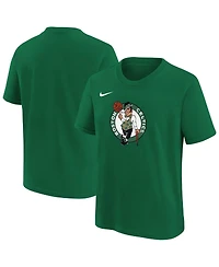 Nike Big Boys and Girls Kelly Green Boston Celtics Team Essential Logo T-Shirt