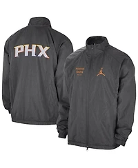 Jordan Men's Gray Phoenix Suns Courtside Statement Edition Jumpman Jam Full-Zip Jacket