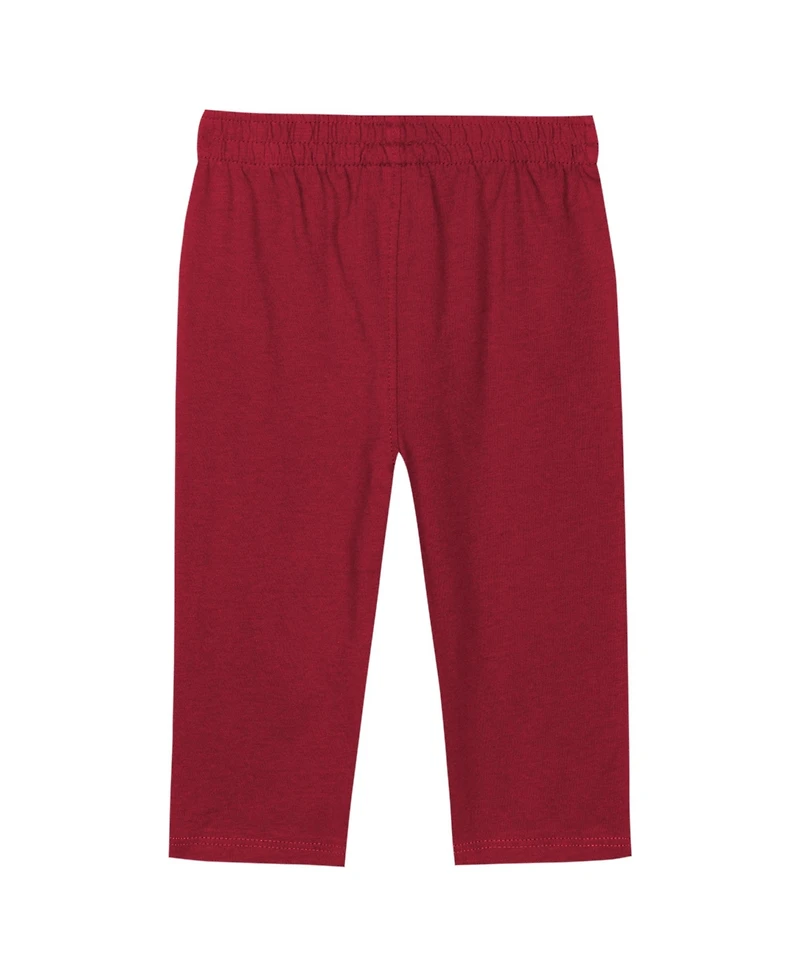 Outerstuff Baby Boys and Girls Crimson Washington State Cougars Double Up Long Sleeve Bodysuit Pant Set