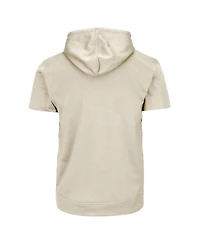 Fanatics Men's Profile Cream Chicago Cubs Big & Tall Contrast Short Sleeve Hoodie