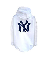 Mitchell & Ness Men's White New York Yankees Big Tall Full-Snap Hooded Jacket