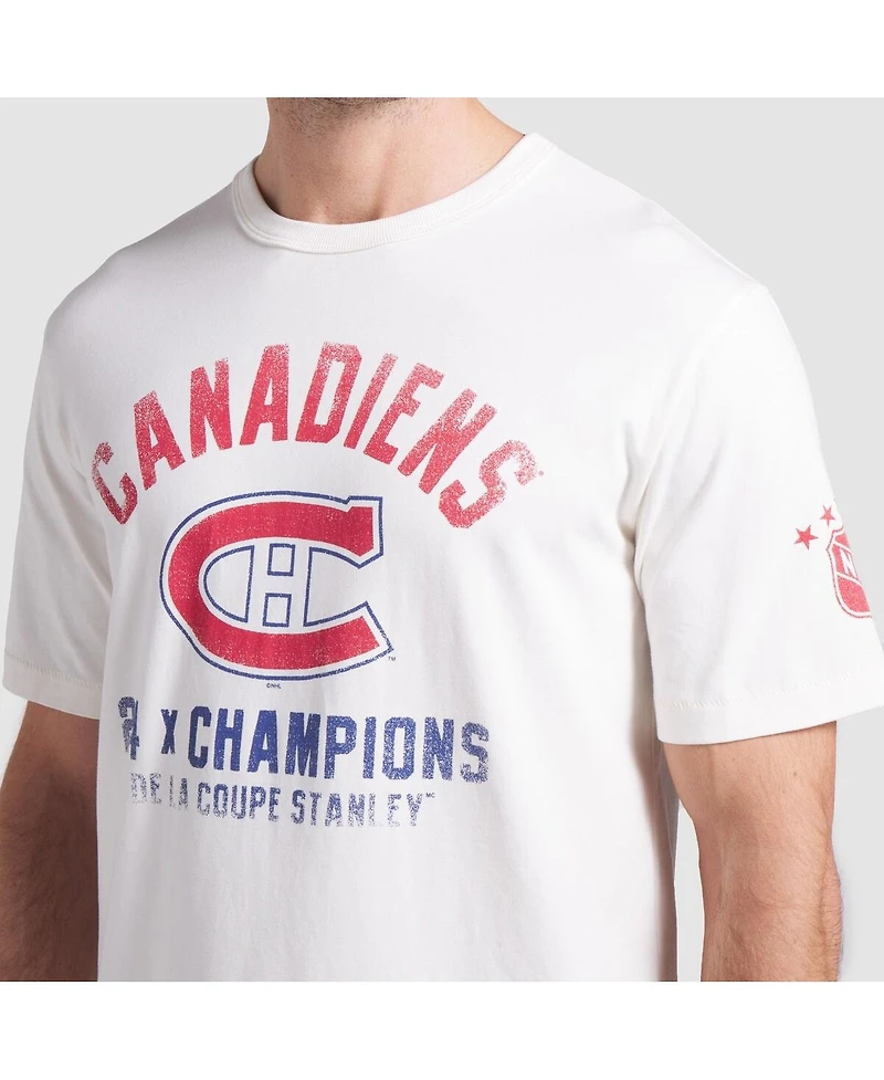 Fanatics Men's White Montreal Canadiens Decades Collection Timeless T-Shirt