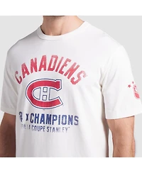 Fanatics Men's White Montreal Canadiens Decades Collection Timeless T-Shirt