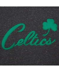 Mitchell & Ness Men's Black Boston Celtics Hardwood Classics Blackout Collection Snow Washed Pullover Sweatshirt
