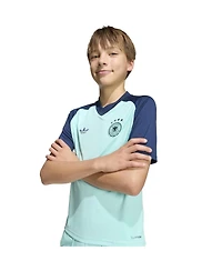 Adidas Big Boys and Girls Turquoise Germany National Team 2026 Pre-Match Jersey