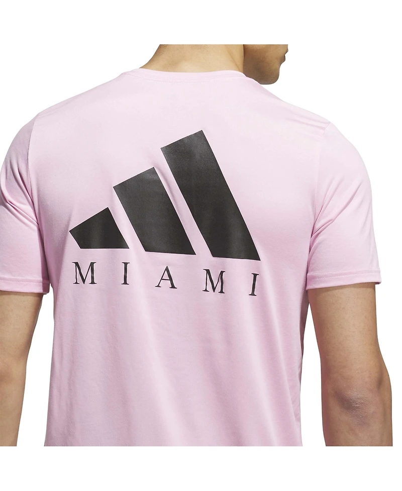 Adidas Men's Light Pink Inter Miami Cf 2026 Jersey Hook Pregame T-Shirt