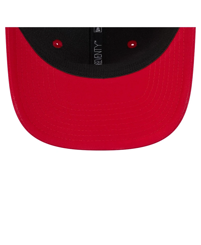 New Era Men's Red Louisville Cardinals Wordmark Rope 9SEVENTY Stretch-Snap Hat