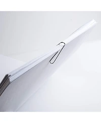 Danrong 650 Pieces Paper Clips Assorted Sizes 1.1/1.3/2 Inch, Small Medium Large Silver Paperclips for Office School Home