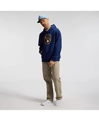 Fanatics Men's Navy Milwaukee Brewers Primary Logo Legacy Hoodie