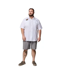 Columbia Men's White Florida Gators Big & Tall Tamiami Omni-Shade Button-Down Shirt