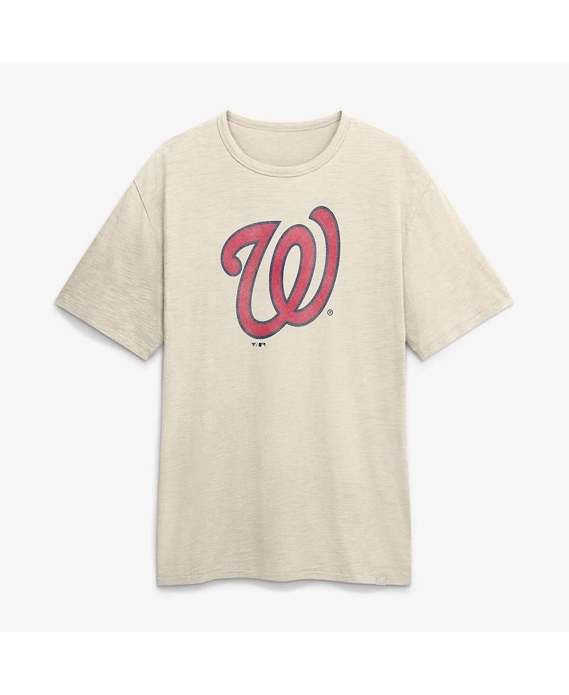 Fanatics Men's Cream Washington Nationals Stadium Slub T-Shirt