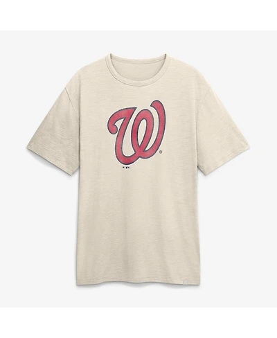 Fanatics Men's Cream Washington Nationals Stadium Slub T-Shirt