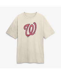 Fanatics Men's Cream Washington Nationals Stadium Slub T-Shirt
