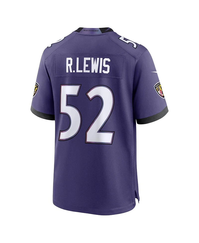 Nike Men's Ray Lewis Purple Baltimore Ravens Team Retired Player Game Jersey