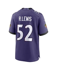 Nike Men's Ray Lewis Purple Baltimore Ravens Team Retired Player Game Jersey