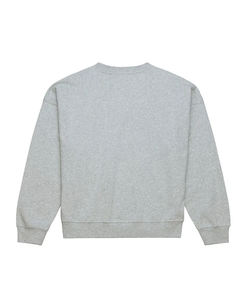 Mitchell & Ness Women's Heather Gray Buffalo Sabres Hockey Night Sweatshirt