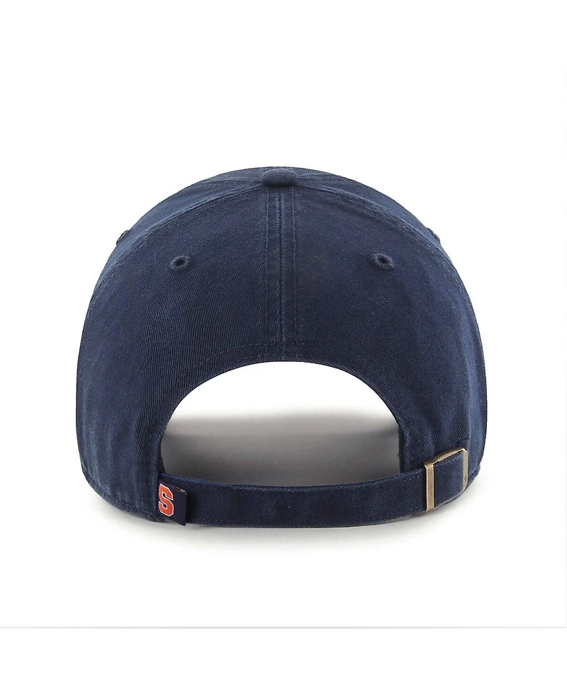 '47 Brand Men's Navy Syracuse Orange Clean Up Adjustable Hat