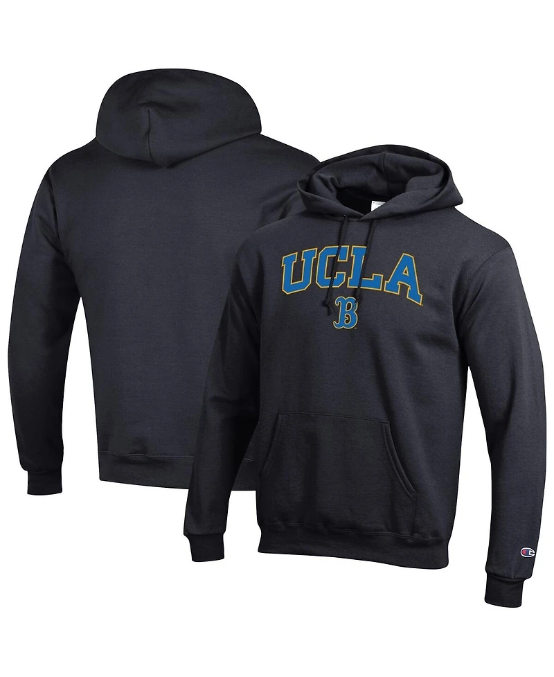 Champion Men's Black Ucla Bruins Arch Over Logo Pullover Hoodie
