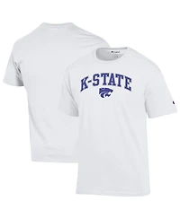 Champion Men's White Kansas State Wildcats Arch Over Logo T-Shirt