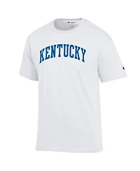 Champion Men's White Kentucky Wildcats Basic Arch T-Shirt