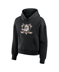 Fanatics Women's Black Anaheim Ducks Essential Hoodie