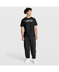 Fanatics Men's Black Carolina Hurricanes Play Distressed Wordmark Stadium Slub T-Shirt