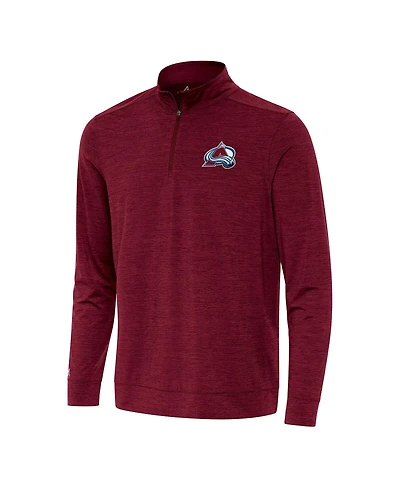 Antigua Men's Burgundy Colorado Avalanche Bright Quarter-Zip Sweatshirt