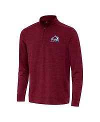 Antigua Men's Burgundy Colorado Avalanche Bright Quarter-Zip Sweatshirt