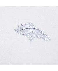 Antigua Men's White Denver Broncos Generation Quarter-Zip Jacket