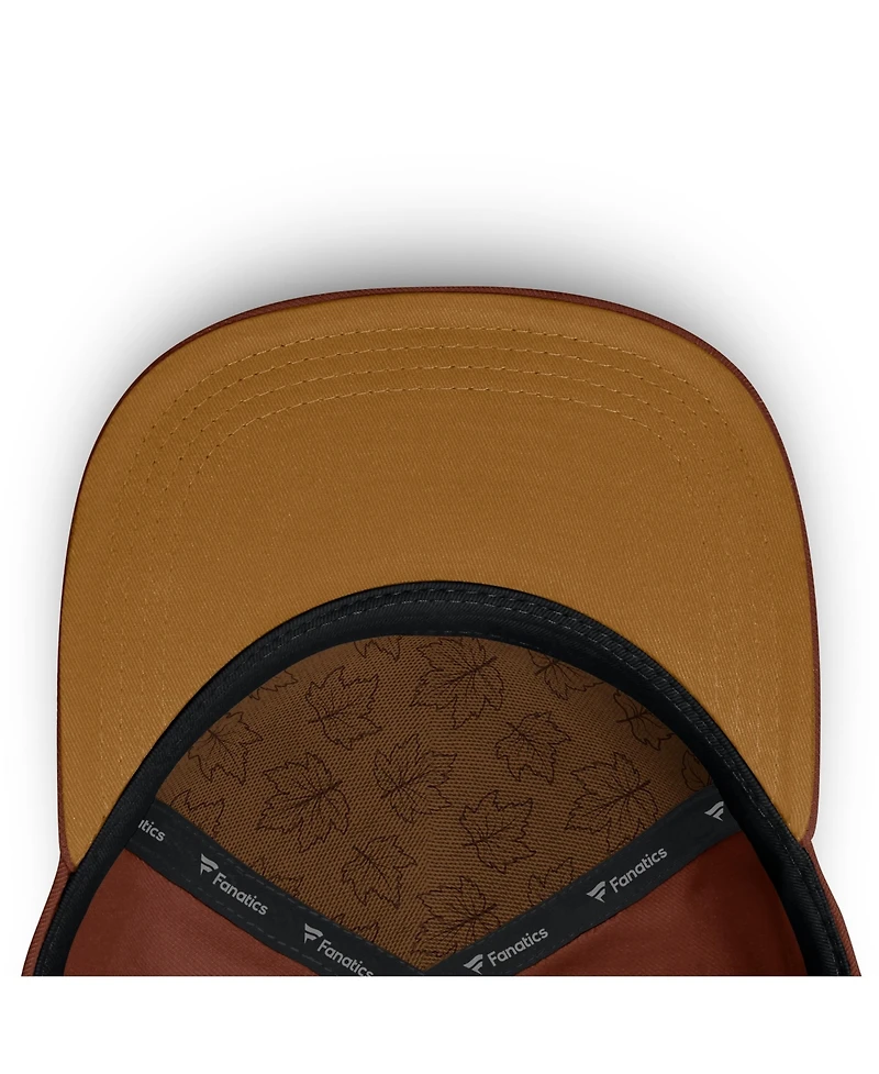 Fanatics Men's Brown Boston Bruins Fall Leaves Timber Adjustable Hat