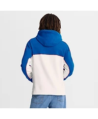 Fanatics Men's Royal/White Paris Saint-Germain Retro Overhead Tri-Blend Hoodie