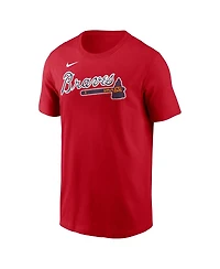 Nike Men's Matt Olson Red Atlanta Braves Home Name and Number T-Shirt