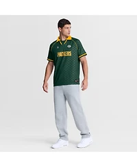 Fanatics Men's Green/Gold Green Bay Packers Homerun Raglan V-Neck Polo Shirt