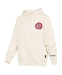 Pressbox Women's Cream Ohio State Buckeyes Elena Janise Hoodie