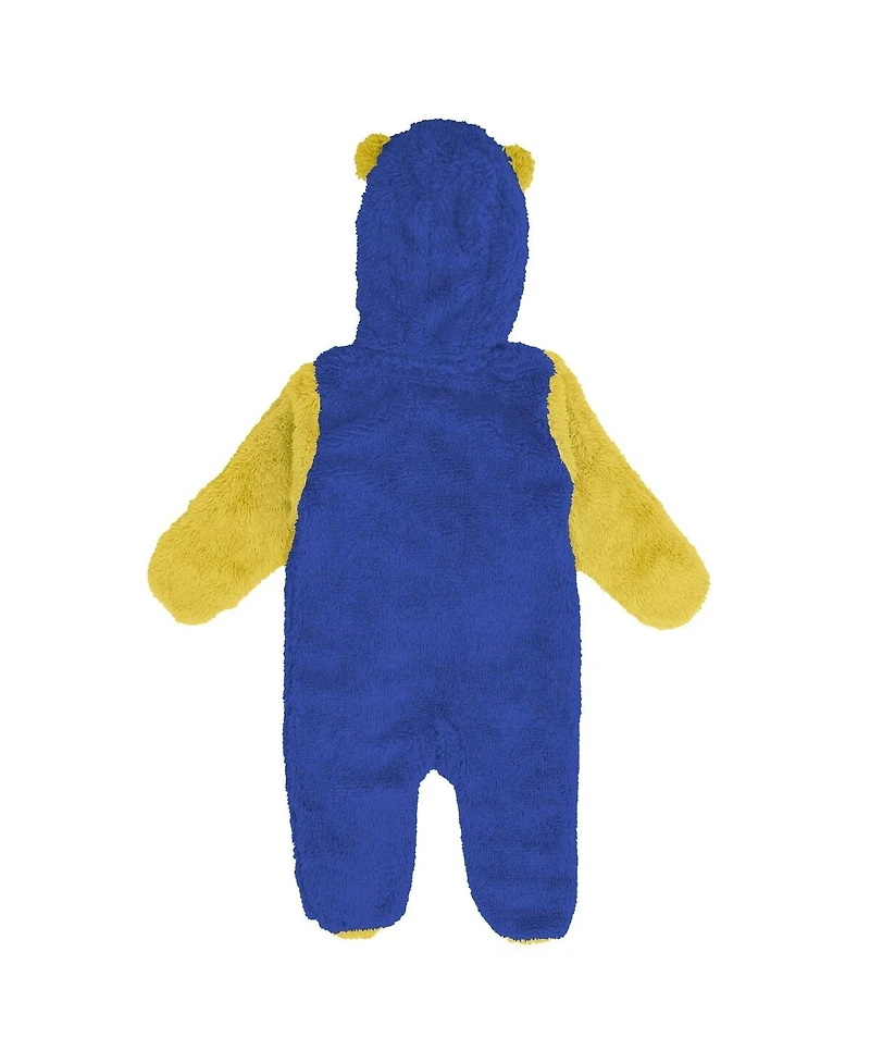 Outerstuff Baby Boys and Girls Royal Los Angeles Rams Stay Napping Fleece Bunting Full-Zip Sleeper