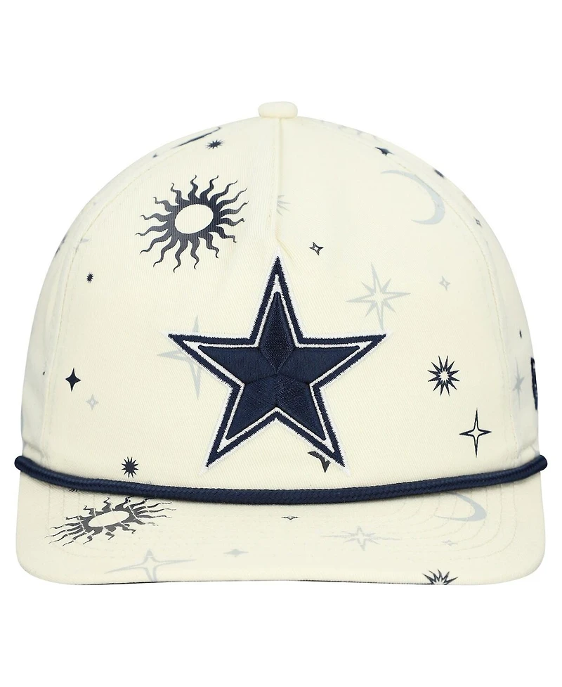 New Era Men's Stone Dallas Cowboys Celestial Golfer Snapback Hat