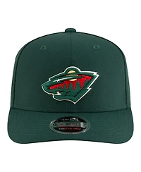 New Era Men's Green Minnesota Wild 9SEVENTY Stretch-Snap Adjustable Hat