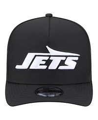 New Era Men's Black New York Jets Gore-Tex A-Frame 9FIFTY Adjustable Hat