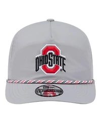 New Era Men's Gray Ohio State Buckeyes 19TWENTY Adjustable Hat