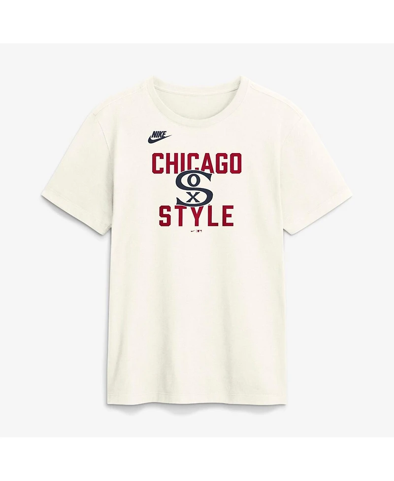 Nike Men's Cream Chicago White Sox Cooperstown Collection ‘70s Inspired T-Shirt