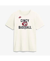 Nike Men's Cream Cincinnati Reds Cooperstown Collection ‘70s Inspired T-Shirt