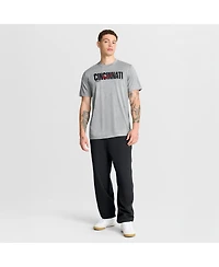 Nike Men's Heather Gray Cincinnati Reds Swoosh Legend Dri-fit T-Shirt