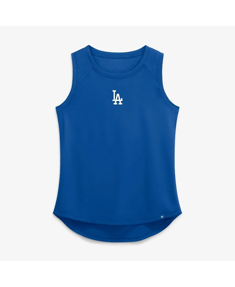 Fanatics Women's Royal Los Angeles Dodgers Draped Mesh Back Performance Tank Top