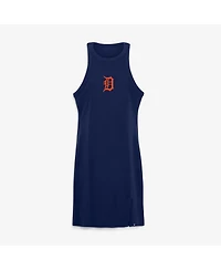 Fanatics Women's Navy Detroit Tigers Tri-Blend Ribbed Sleeveless Dress