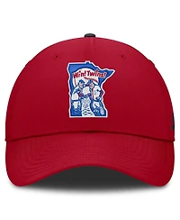 Nike Men's Red Minnesota Twins Cooperstown Club Dri-fit Adjustable Hat