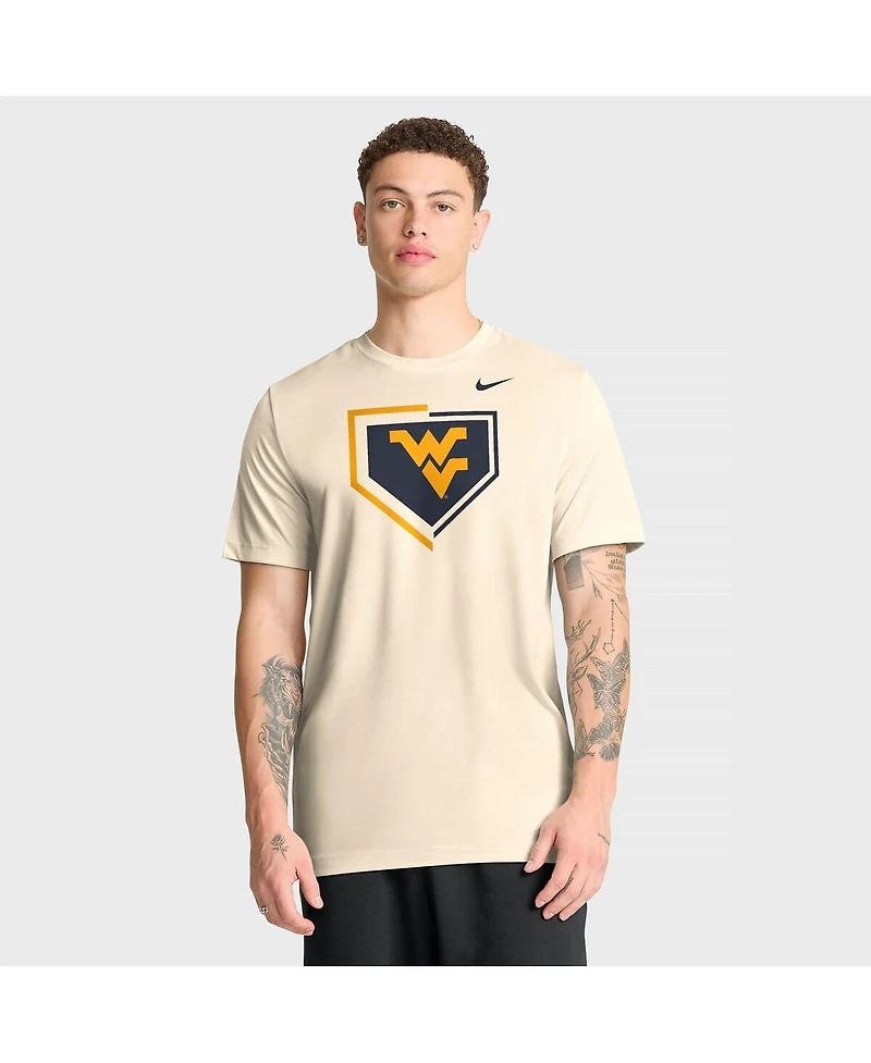 Nike Men's Natural West Virginia Mountaineers Primetime Baseball Icon Legend Dri-fit T-Shirt