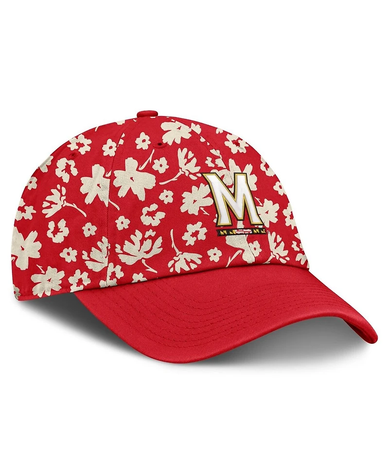 Fanatics Women's Red Maryland Terrapins Blossom Adjustable Hat