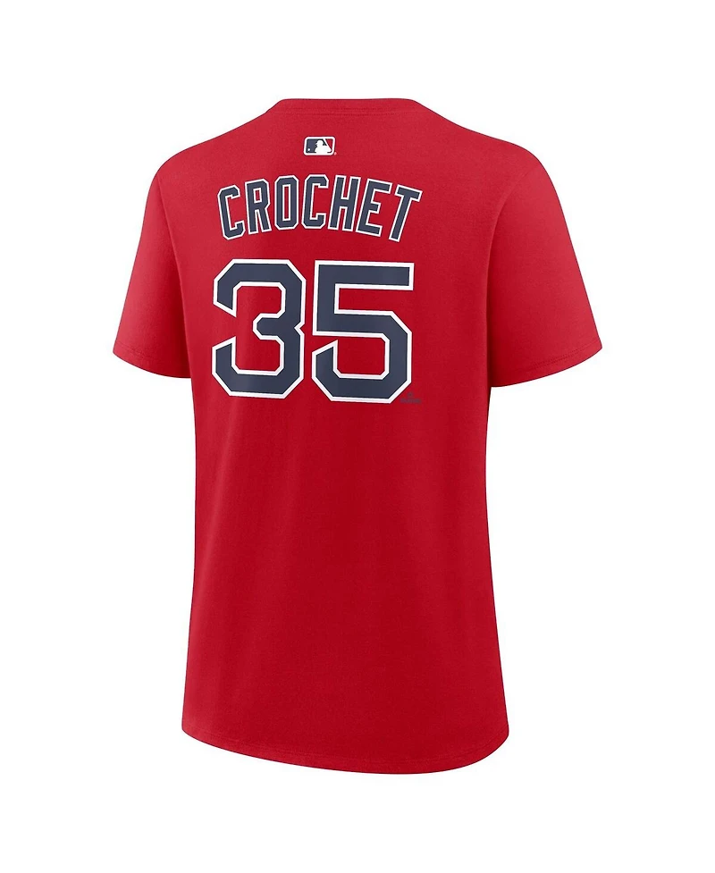 Nike Women's Garrett Crochet Red Boston Sox Name and Number T-Shirt