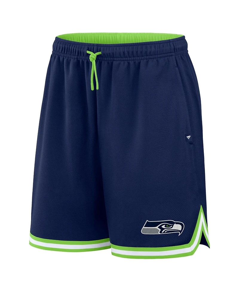 Fanatics Men's College Navy Seattle Seahawks Fearless Drive Shorts